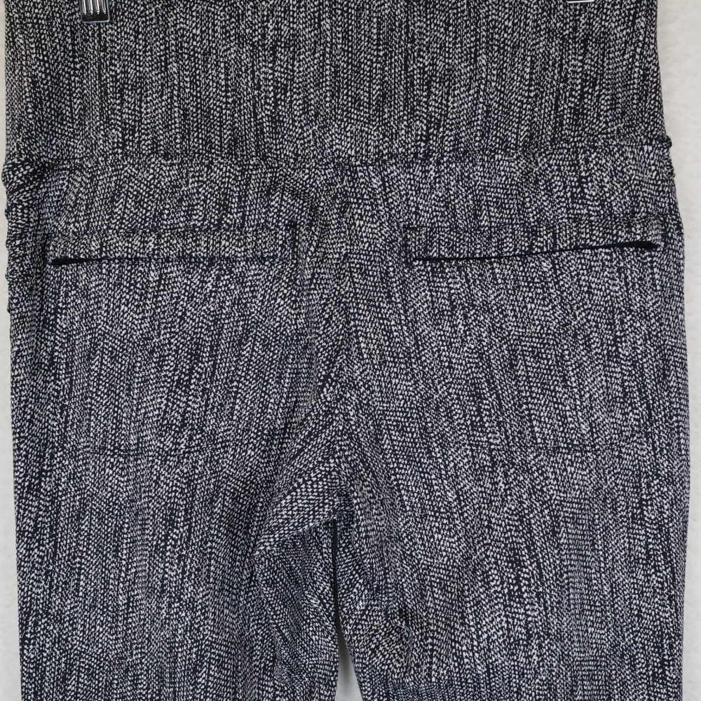 Athleta Delancey Textured Moto Tight Legging Black White Medium - Picture 4 of 9